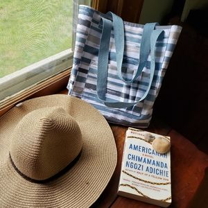 Stripe beach/work bag 🏖